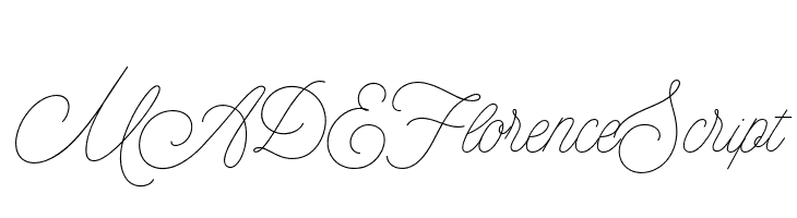 MADEFlorenceScript  नि: शुल्क फ़ॉन्ट्स डाउनलोड