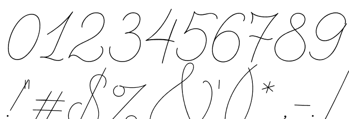 MADEFlorenceScript Font OTHER CHARS