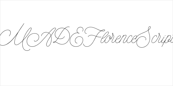 MADEFlorenceScript Logo