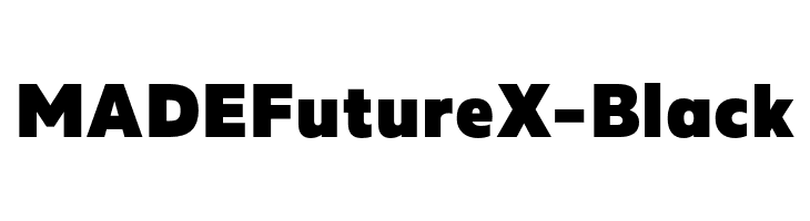 MADEFutureX-Black  Free Fonts Download