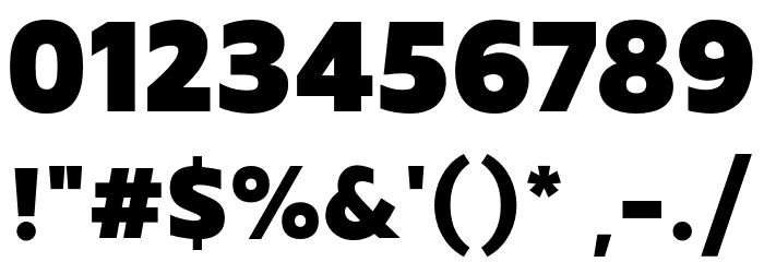 MADEFutureX-Black Font OTHER CHARS