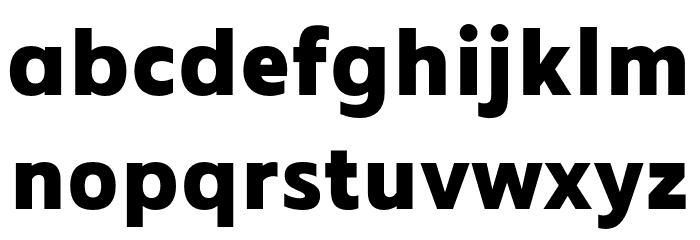 MADEFutureX-Bold Font LOWERCASE