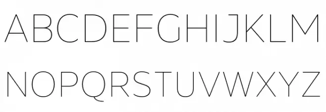 MADEFutureX-Line Caratteri MAIUSCOLE