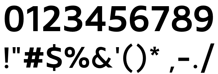 MADEFutureX-Medium Font OTHER CHARS