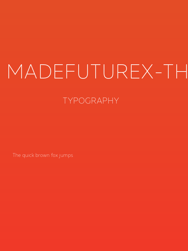 MADEFutureX-Thin Poster
