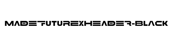 MADEFutureXHEADER-Black  Descarca Fonturi Gratis