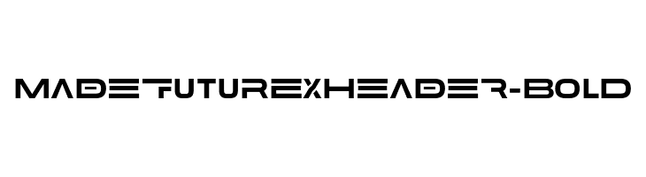 MADEFutureXHEADER-Bold  Frei Schriftart Herunterladen