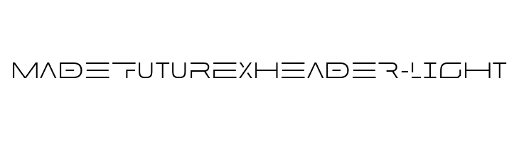 MADEFutureXHEADER-Light  Fuentes Gratis Descargar