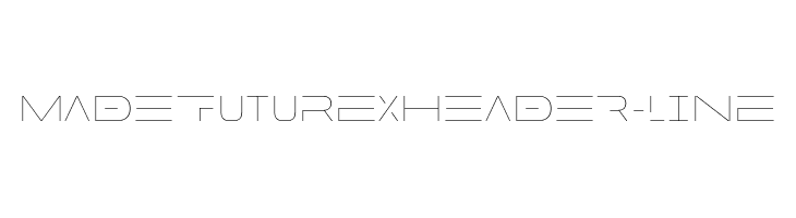 MADEFutureXHEADER-Line  Descarca Fonturi Gratis