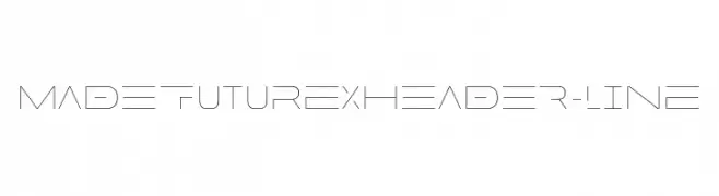 MADEFutureXHEADER-Line  Descarca Fonturi Gratis
