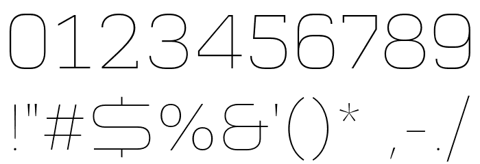 MADEFutureXHEADER-Line Font OTHER CHARS