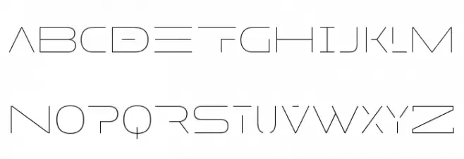 MADEFutureXHEADER-Line Schriftart Groß