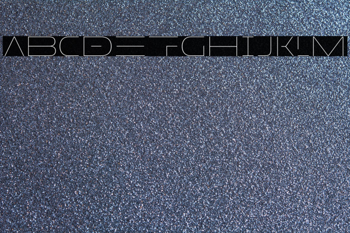 MADEFutureXHEADER-Line Font examples