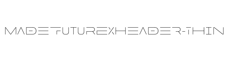 MADEFutureXHEADER-Thin  لخطوط تنزيل