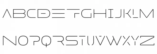MADEFutureXHEADER-Thin Шрифта ВЕРХНИЙ