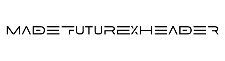 MADEFutureXHEADER  नि: शुल्क फ़ॉन्ट्स डाउनलोड