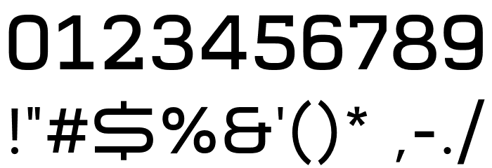 MADEFutureXHEADER Font OTHER CHARS
