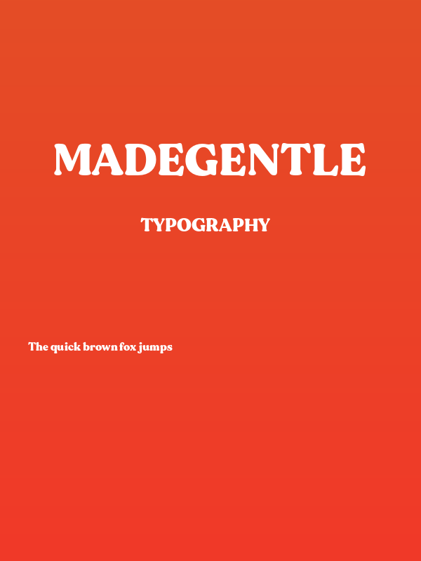 MADEGentle Poster