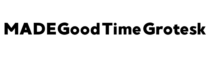 MADEGoodTimeGrotesk  Fuentes Gratis Descargar