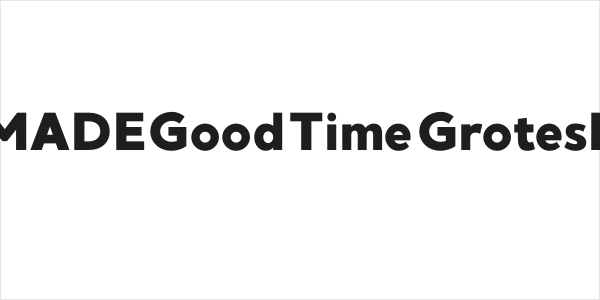 MADEGoodTimeGrotesk Logo