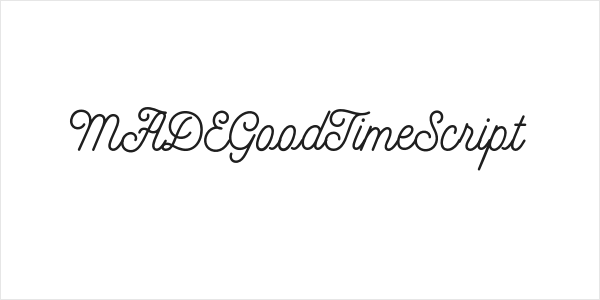 MADEGoodTimeScript Logo