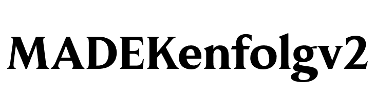 MADEKenfolgv2  フリーフォントのダウンロード