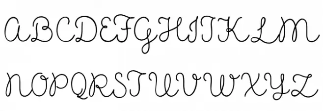MADELikesScript Fonte MAIÚSCULAS