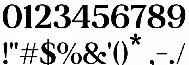 MADEMirage-Bold Font OTHER CHARS