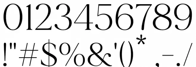 MADEMirage Font OTHER CHARS