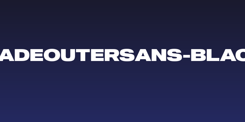 MADEOuterSans-Black Social Header
