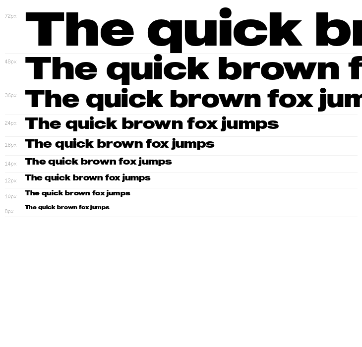 MADEOuterSans-Black Waterfall