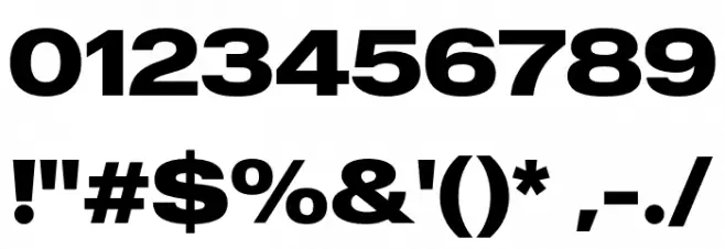 MADEOuterSans-Bold Font OTHER CHARS