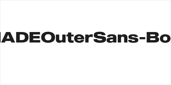 MADEOuterSans-Bold Logo