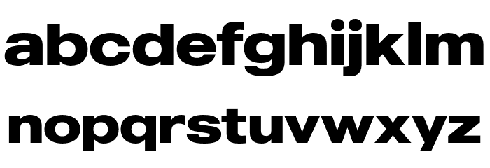 MADEOuterSans-Bold Font LOWERCASE