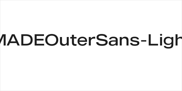 MADEOuterSans-Light Logo