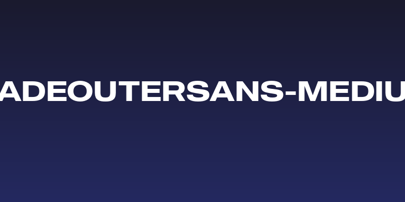 MADEOuterSans-Medium Social Header