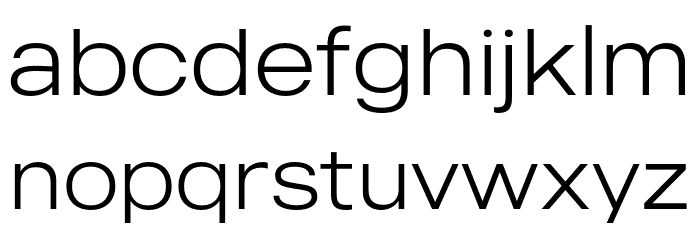 MADEOuterSans-Thin Font LOWERCASE