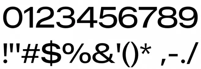 MADEOuterSansAlt-Light フォント その他の文字