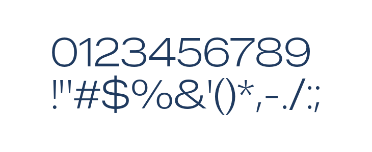 MADEOuterSansAlt-Thin Other Characters