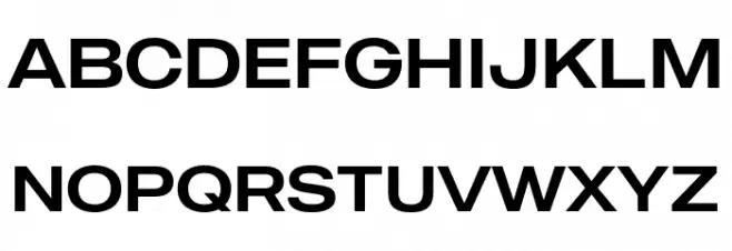 MADEOuterSansAlt Schriftart Groß