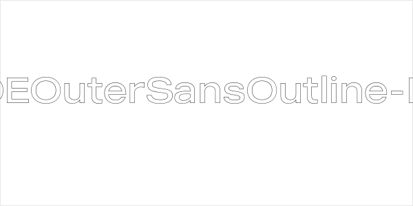 MADEOuterSansOutline-Light Logo