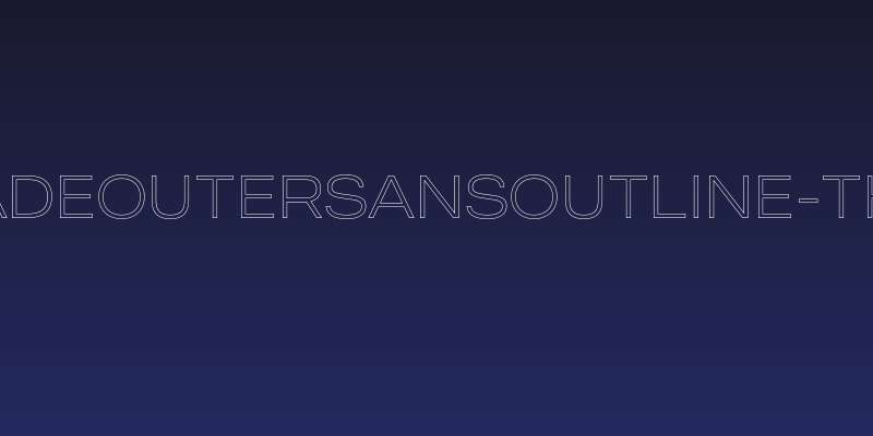 MADEOuterSansOutline-Thin Social Header