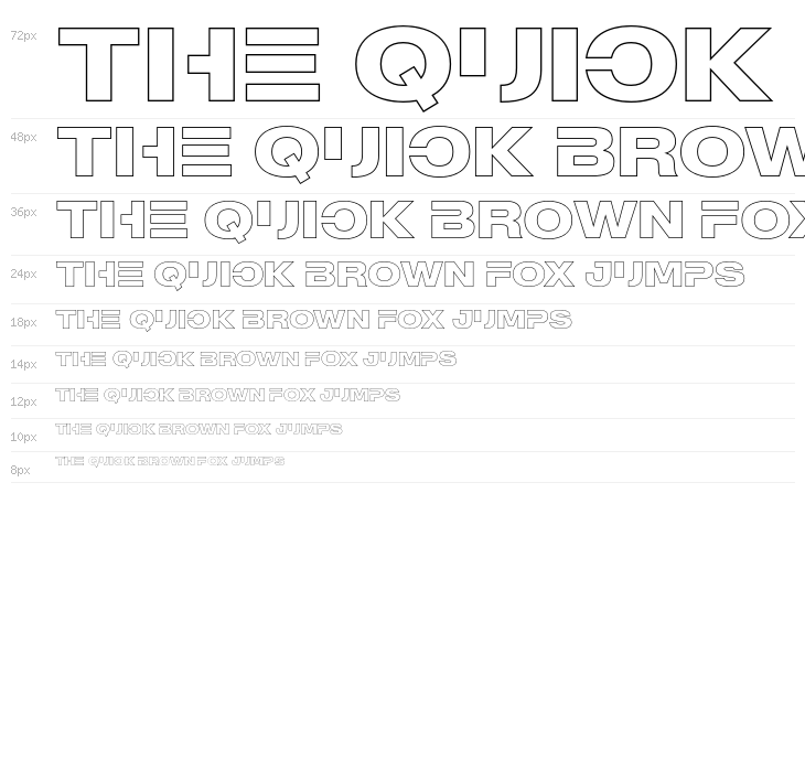 MADEOuterSansOutlineAlt-Bold Waterfall