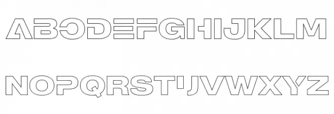MADEOuterSansOutlineAlt-Bold Polices MINUSCULES