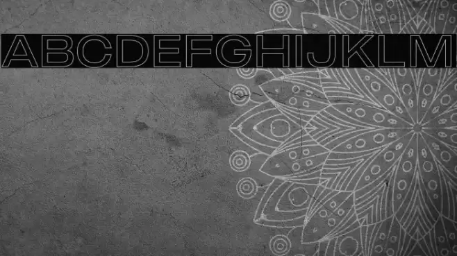 MADEOuterSansOutlineAlt-Light Font examples