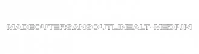 MADEOuterSansOutlineAlt-Medium  Descarca Fonturi Gratis