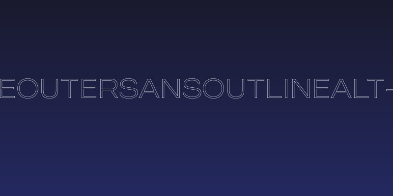 MADEOuterSansOutlineAlt-Thin Social Header