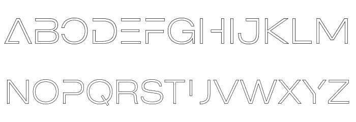 MADEOuterSansOutlineAlt-Thin フォント 小文字
