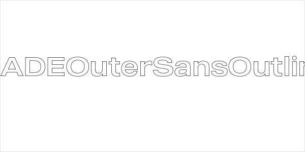 MADEOuterSansOutline Logo