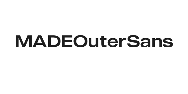 MADEOuterSans Logo